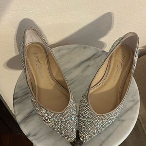 Betsey Johnson sparkle flats
